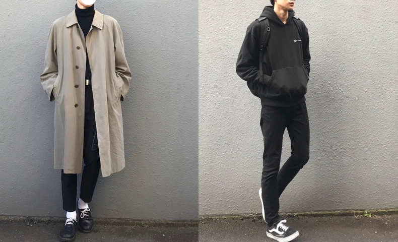 高校生,ファッション,男子,冬,画像