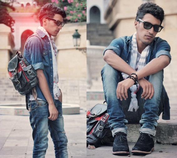 Mens-Denim-Shirt-Show-Man-Glamour-10