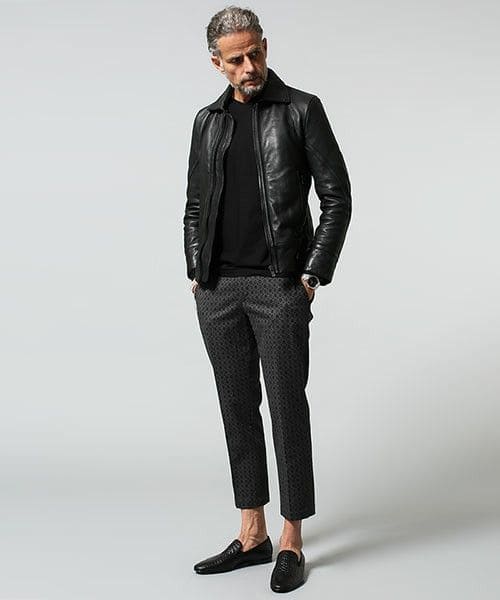 ライダースジャケットの着こなし 40代メンズ に最適なコーデとは 服のメンズマガジン